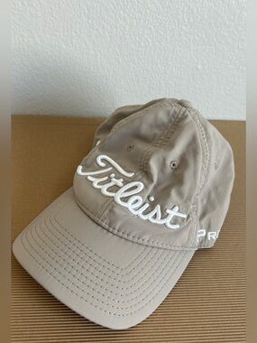Titleist Tour Performance Tan Golf Hat - Adjustable